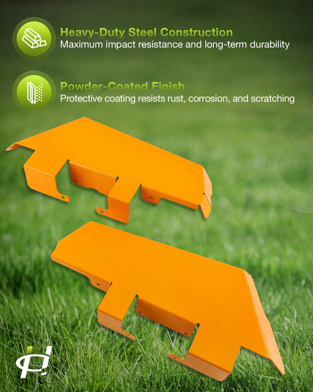 Mower Steel Fender Kit Compatible with Cub Cadet Ultima ZT1 ZT2 ZT3 Zero Turn Lawn Mowers Upgrade Steel Yellow Fender with Nut, Screw, and Wrench Replace 19A70062100
