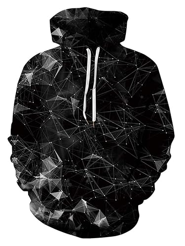 SANKILL Graphic Hoodies for Men Funny Novelty Pullover Sweatshirt Xmas