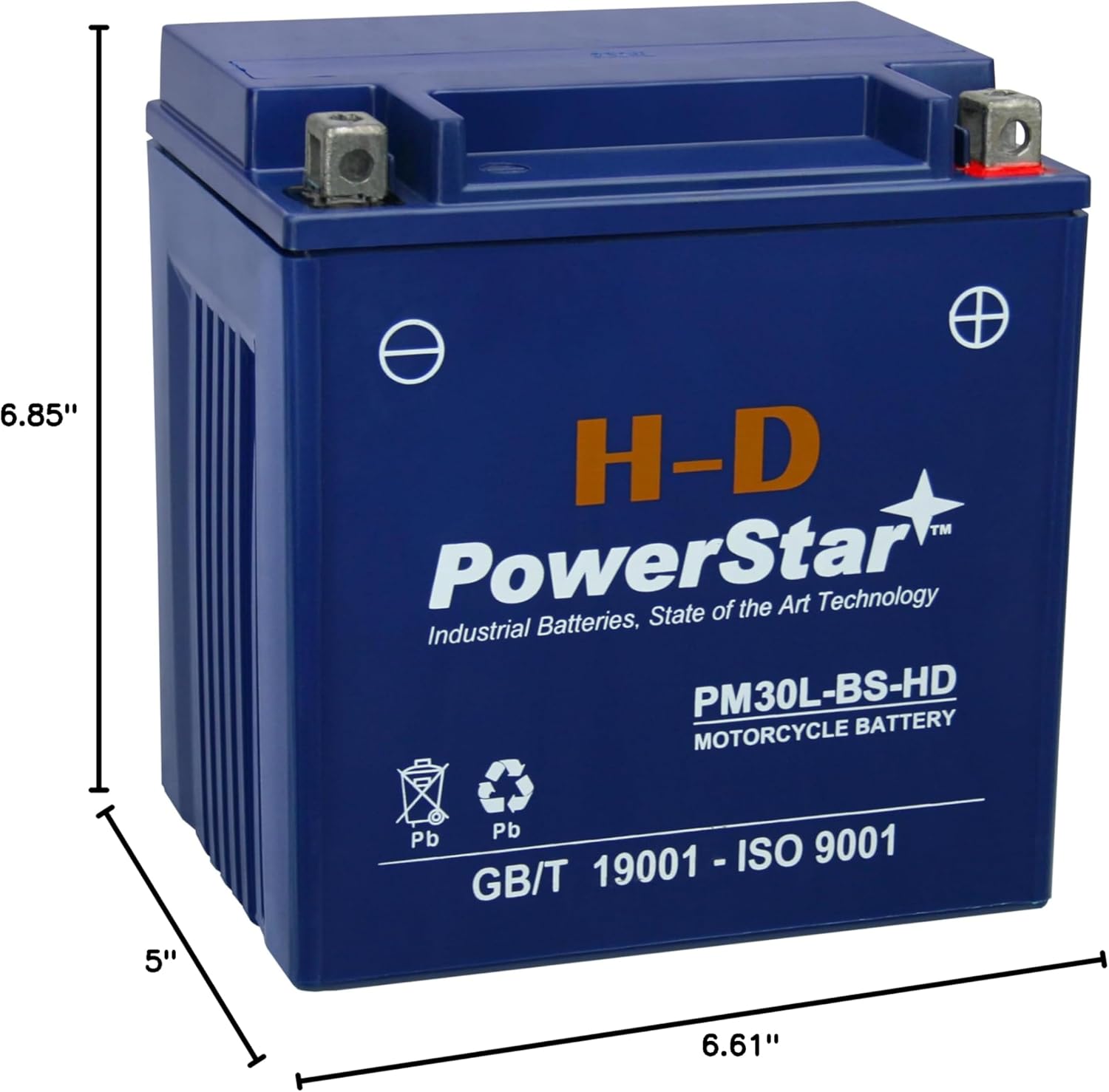 PowerStar Replaces AGM Battery Harley FLHT Touring Electra Street Glide Ultra FLHTCU FLHX FLTR