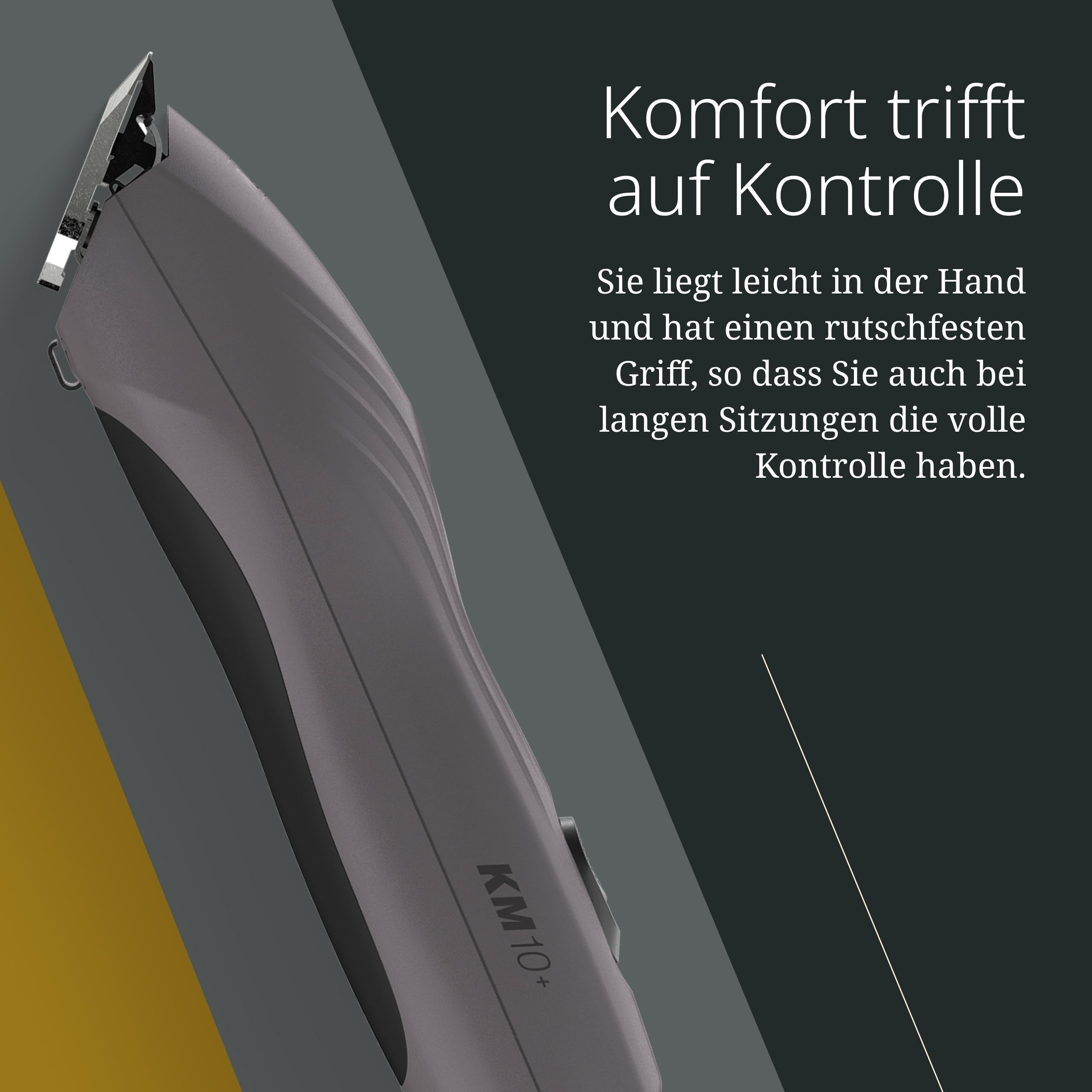 Wahl KM10+ Animal Clipper - Kabelgebundene Tierschermaschine - Leicht, Leise & Effizient - Für Katzen, Hunde, Haustiere - Lila