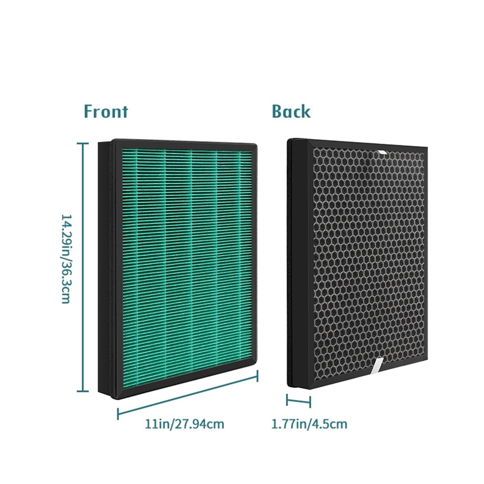 Filtro de repuesto True HEPA y carbón activo, compatible con Coway