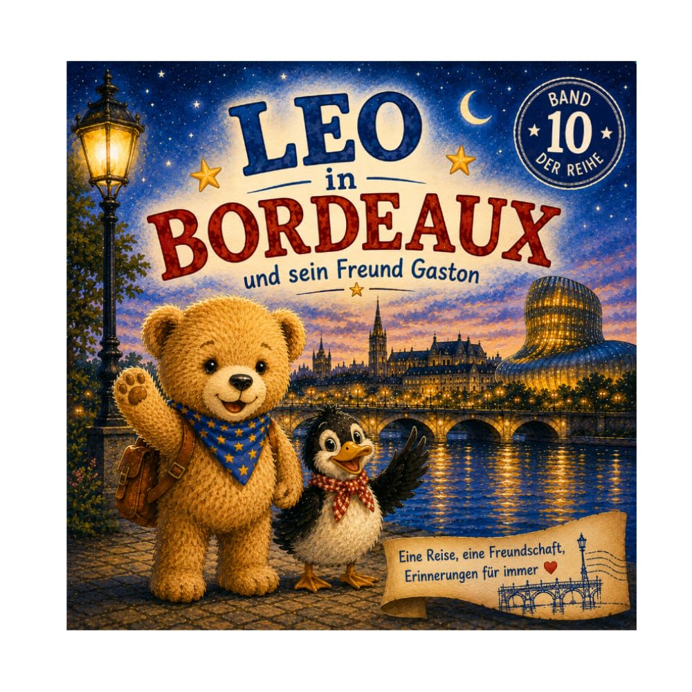 Léo in Bordeaux: N°10 - Ein Abenteuer mit seinem Freund Gaston (Leo der kleine Bär besucht Frankreich)