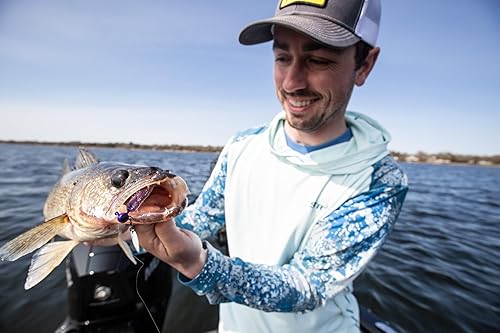 Miniatura 4 de Northland Fishing Tackle Deep-Vee Spin Jig, versátil Walleye Spinning Jig con hoja de sauce Thumper, señuelo multiespecie, cebo de pesca esencial,