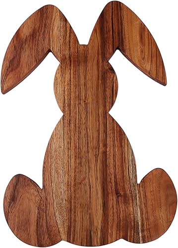 Miniatura 1 de Affinity Decor Tabla de servir de madera en forma de conejo, tabla de cortar de madera para cocina, tablas de charcutería de madera, divertido plato