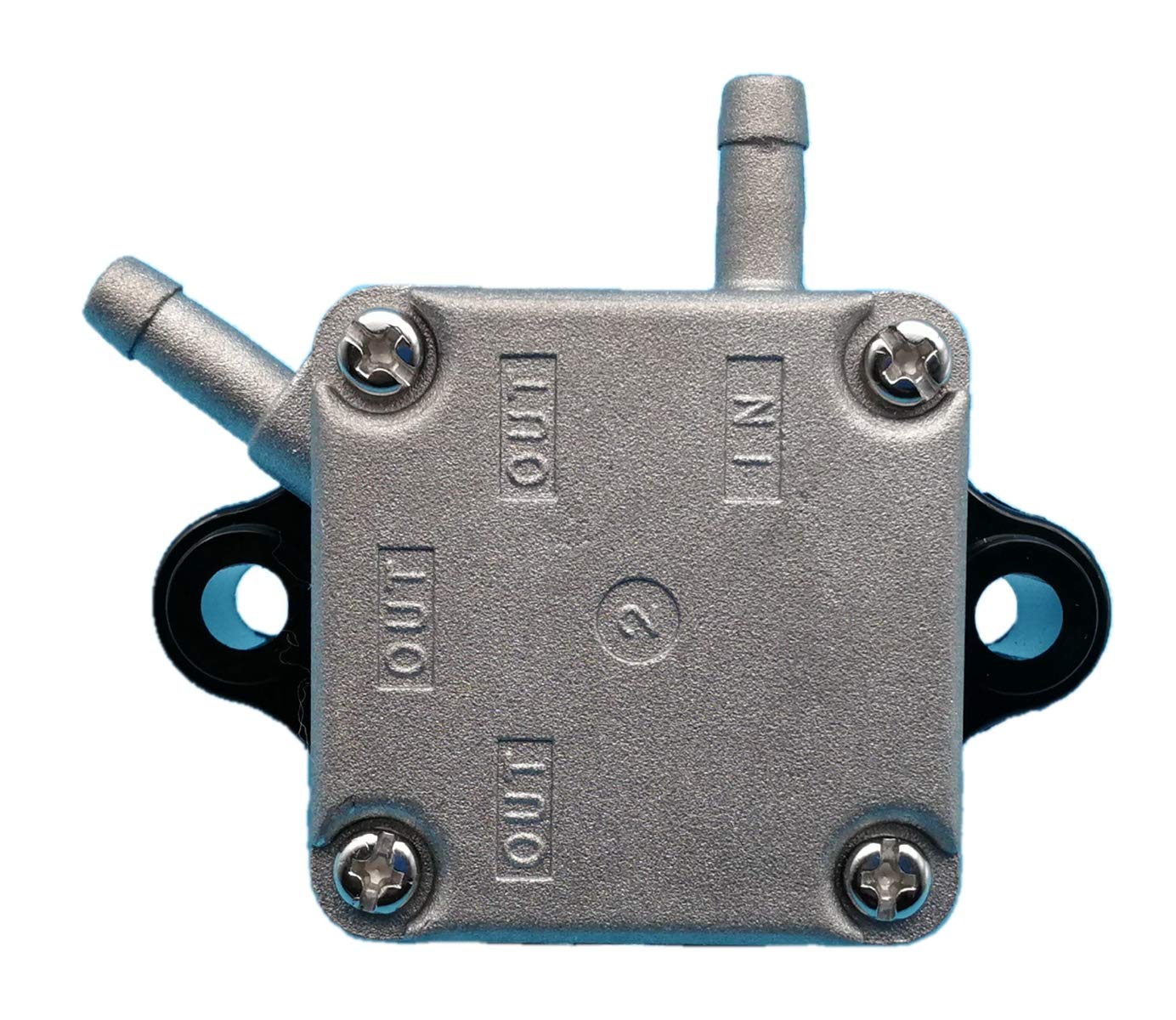 TuzliufiReplace Fuel Pump Yamaha Mercury Parsun HDX Makara 4-Stroke 2 Cylinders 9.9HP 13.5HP 15HP F15 F13.5 F9.9 Gasoline Outboard Motor 66M-24410-10-00 835389T1 835389T02 835389A2 F15-07140000 Z105