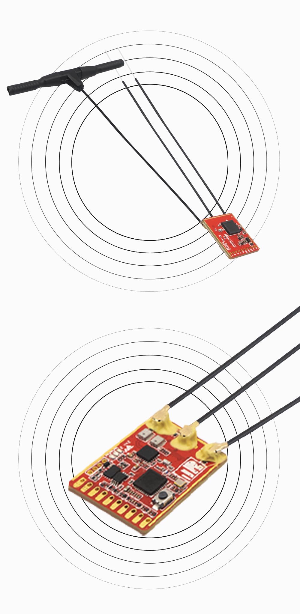 2. 4G 900m Tandem Dual Band TD MX Receptor Compatible con transmisor X20 X20S X20HD para Sistemas de Control de Radio