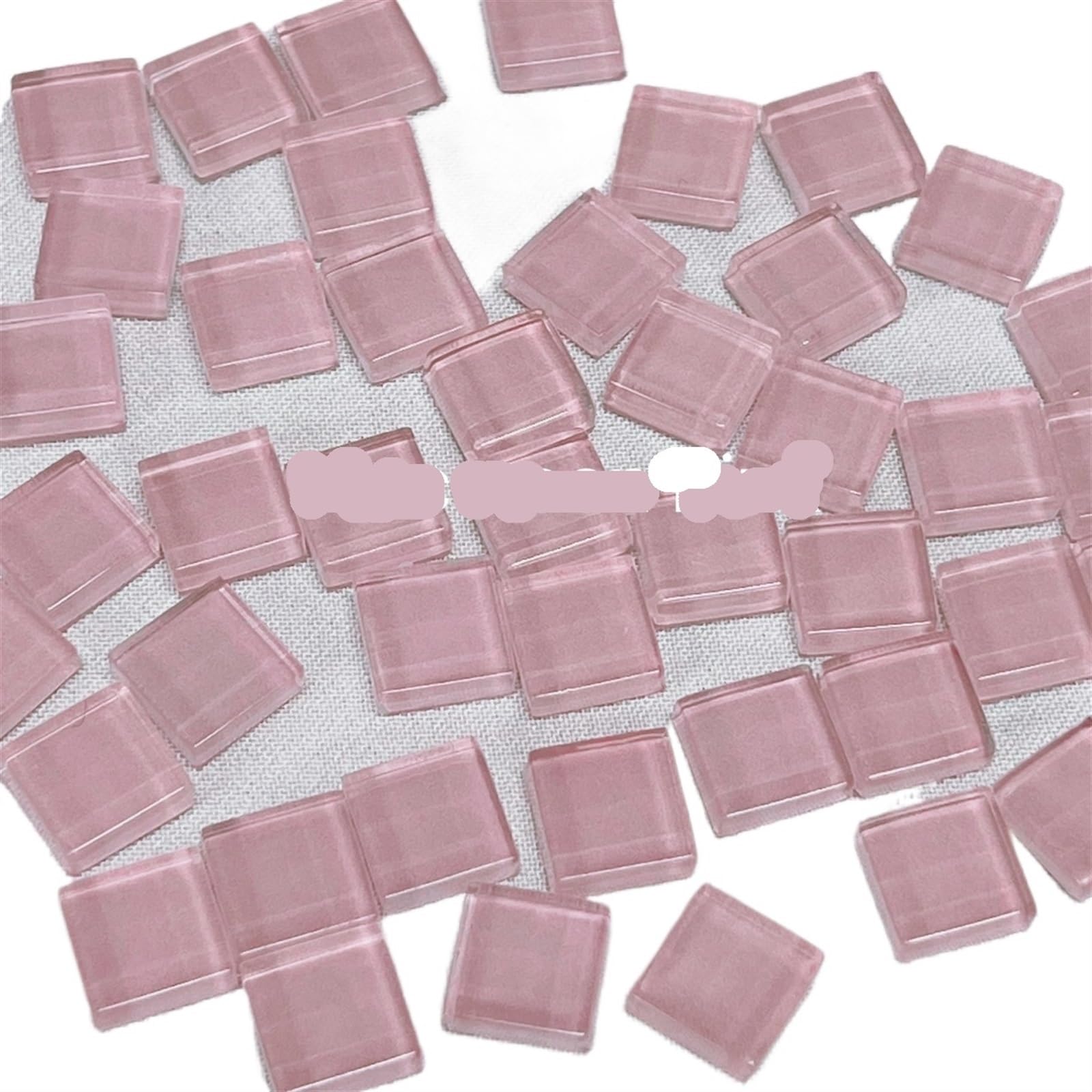 Ceramika Mozaiki 50 szt. Wielokolorowe płytki szklane 1cm x(Color 10)