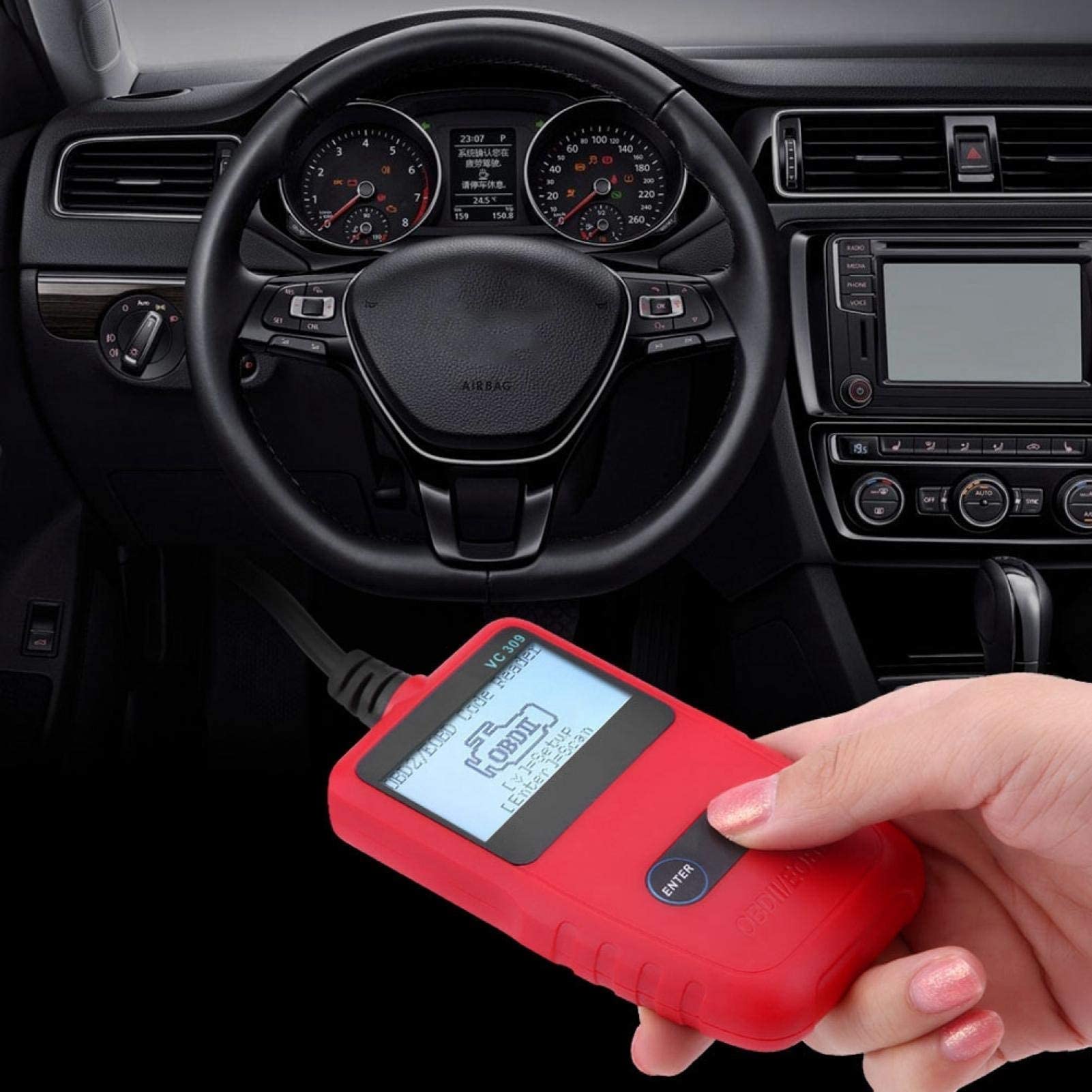 Skaner OBD2 Auto OBDII OBD Scanner Tool, Diagnostyczny Czytnik Kodów Usterek Sprzęt Diagnostyczny Do Samochodów