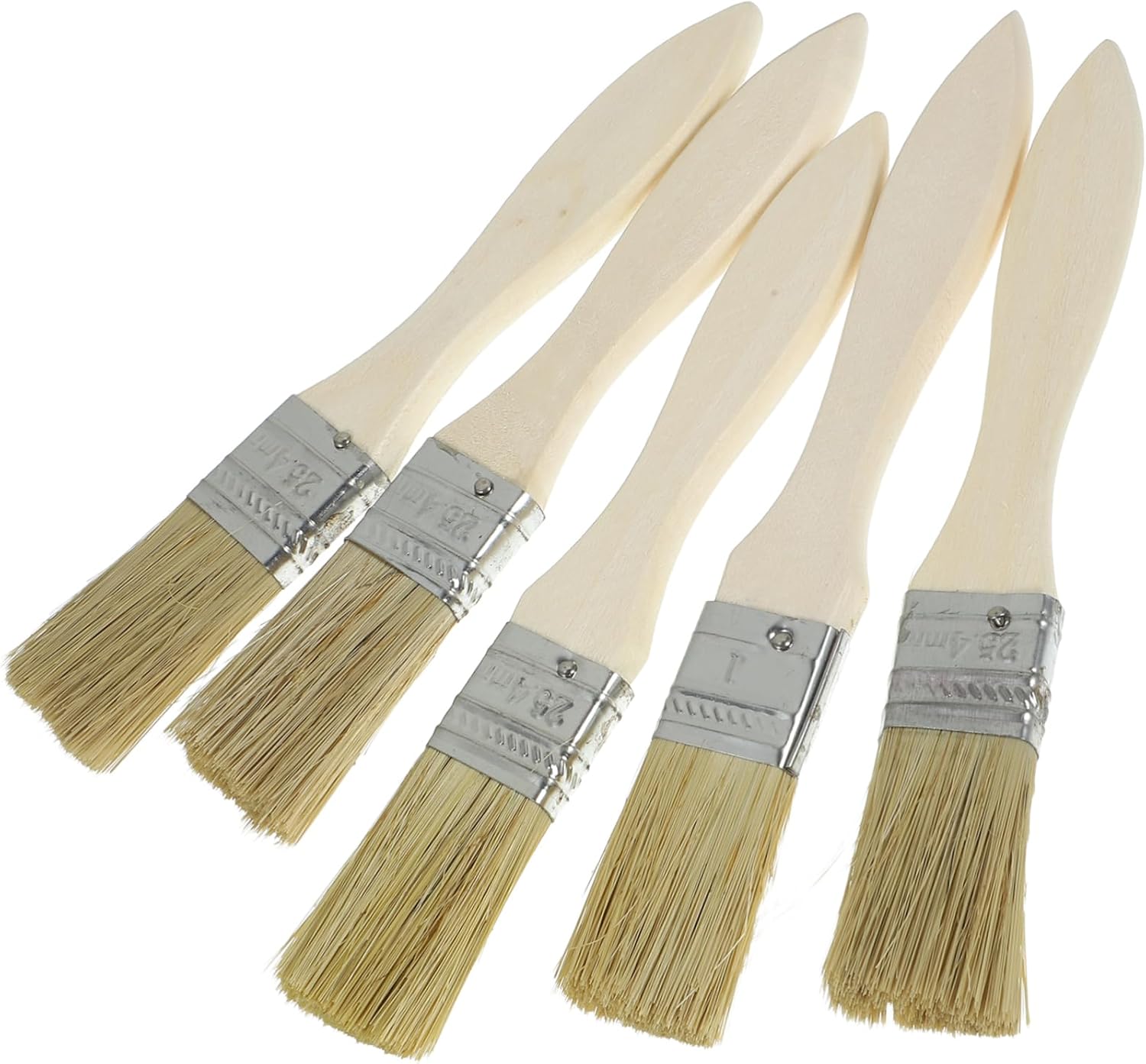 36pcs Stencil Brushes with Ergonomic Wooden Handle for Oil Painting Cleaning and Crafting Durable Brushes for Art and Industrial Use