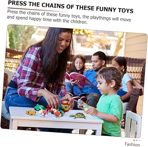 Miniatura 3 de 5pcs Mini Wind- up Juguetes de Halloween Juguetes Fiesta Caminar Saltar Juguete de Rana Saltar Juguete Niños Juguete Preescolar Juguete de Dibujos