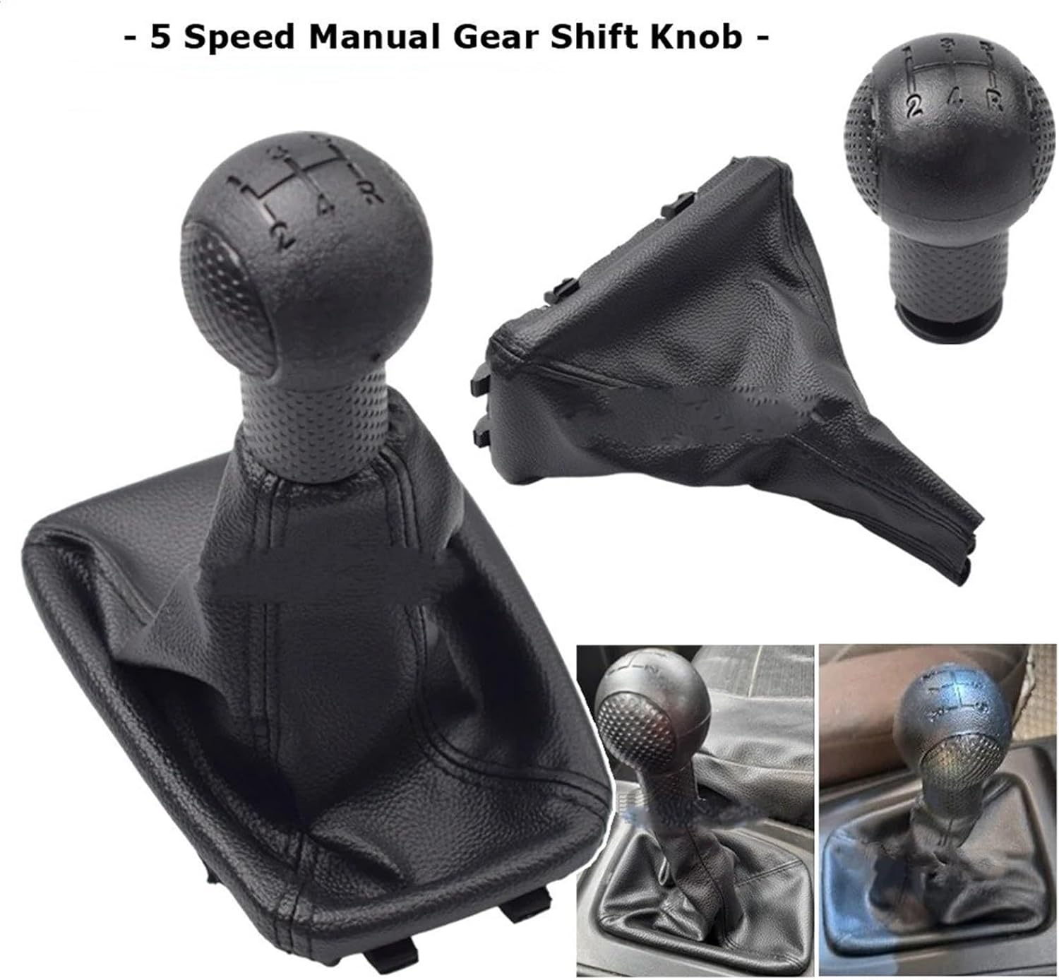 Gear Stick Knob Replacement for Chevrolet for Sail 2009-2015 MT Handle Gaiter Boot Cover Case 5 Speed Car Gear Shift Knob Lever Stick(Gear Shift Boot)(Gear Shift Boot)