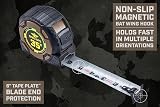 Spec Ops Tools Elite Series Tape Measure for Measuring & Layout, 1 1/4" Double-Sided Blade, Heavy Duty Military-Grade Composite Case, 35 Foot Magnetic – view 5