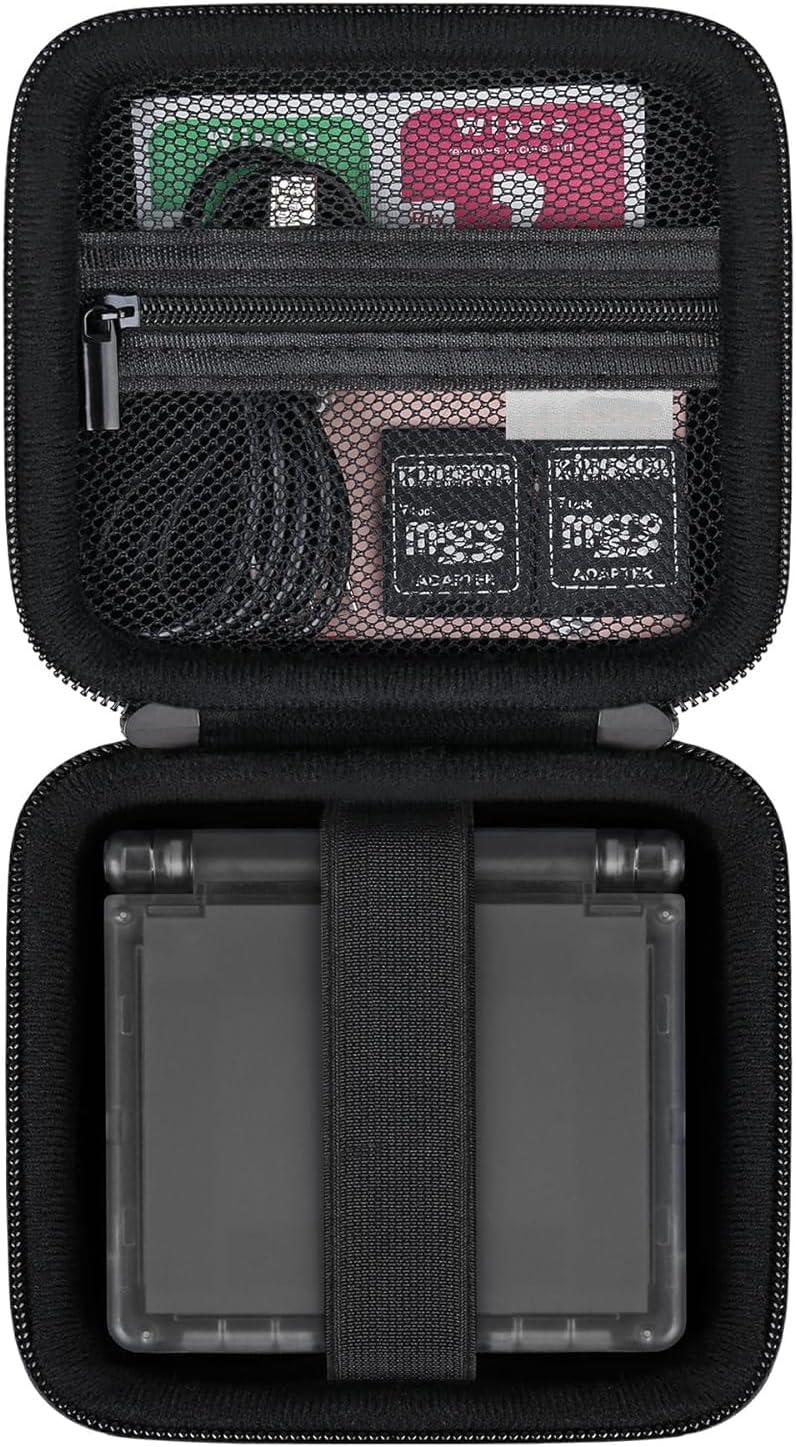 Travel Case Compatible with RG35XXSP Retro Handheld Game Console, Handheld Emulator Storage Holder Organizer, Android Game Console Carrying Bag (Box Only)