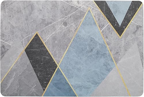 Tapete de baño y cocina, barro de diatomeas, antideslizante, resistente al desgaste, de secado rápido, lavable a máquina, adecuado para cocina,