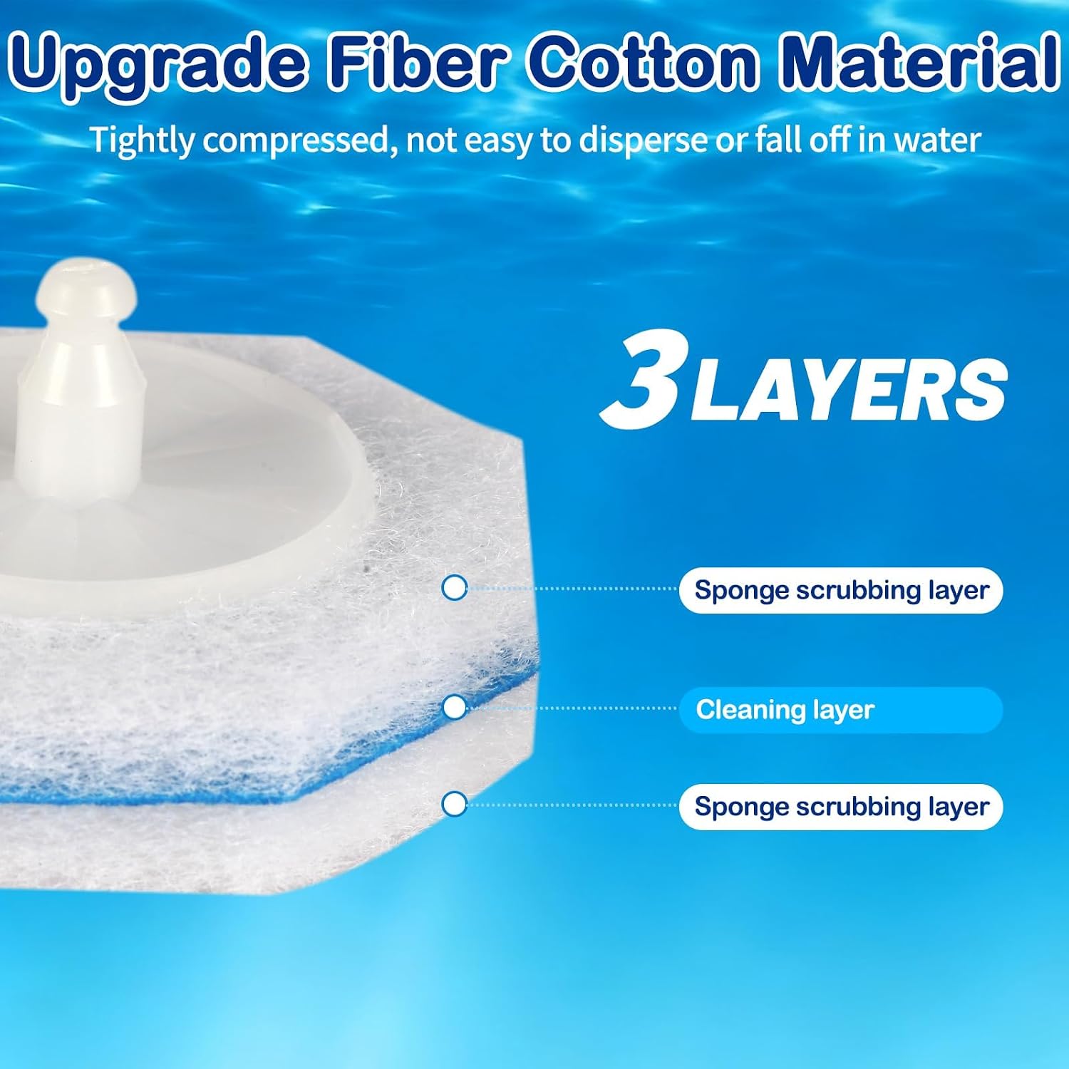 60 Count Disposable Toilet Brush Refills Compatible with Clorox System image 2