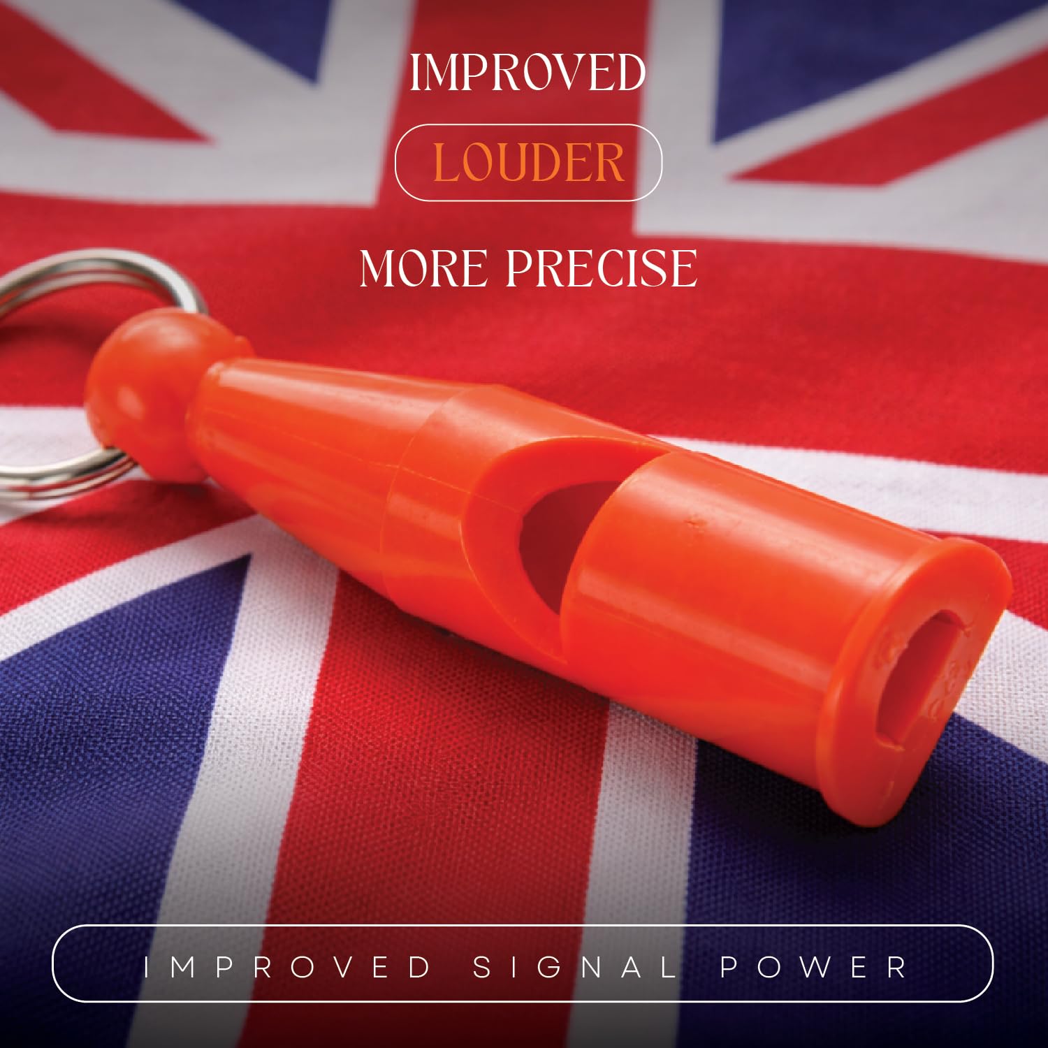 acme Field Trail Hundepfeife No. 212 | Original aus England | Ideal für die Hundeausbildung | Laut und weitreichend (orange) | 5200 Hz Niederfrequenz-Hundepfeife, hält Wind, für HPR- und schwerhörige Hunde, hergestellt in Großbritannien