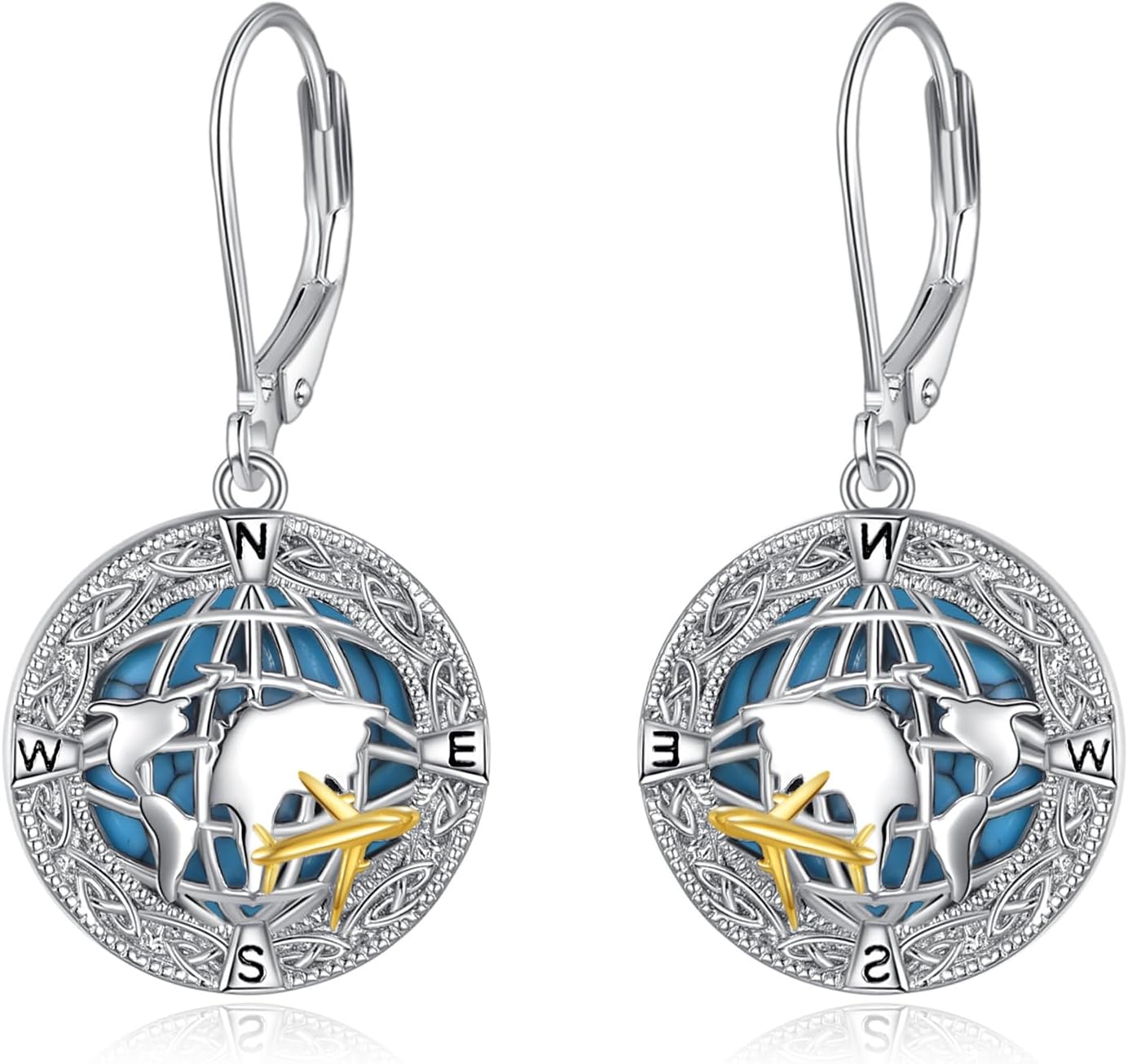 925 Sterling Silver Airplane Jewelry Gifts