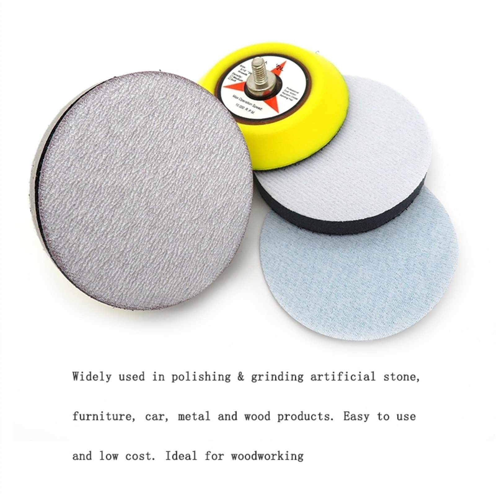 Rotolo Carta Vetrata Deerfos Gancio/anello 115mm - Per Levigatura Umida/secca, Grana 40-2000 - Foto 4