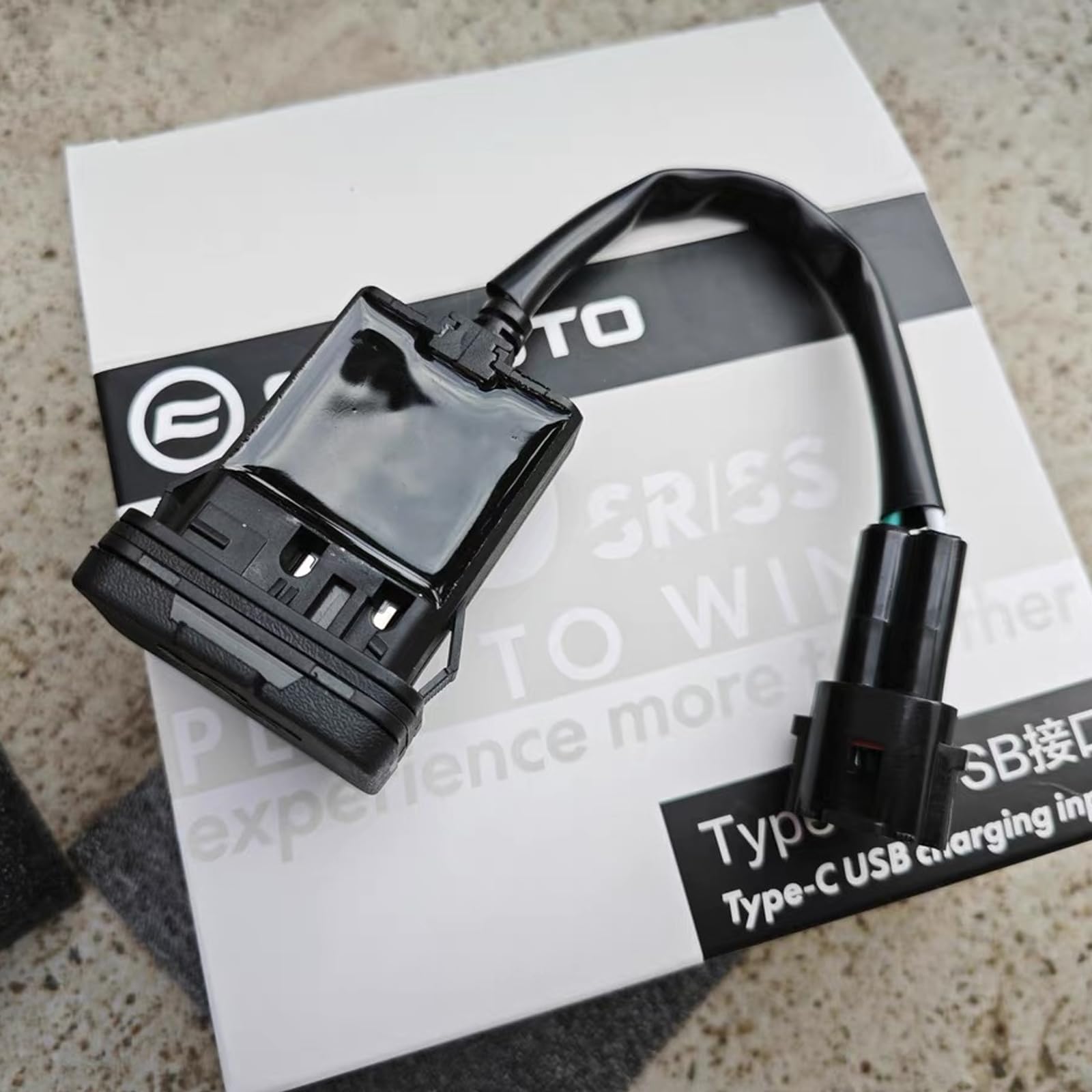 IZX Motorcycle USB Power Fast Charge Transfer Interface Socket Type-C Impulse Port Charge for CFMOTO 450SR 450sr SR 450 CF400-6 800NK NK800 250SR SR250 Converter