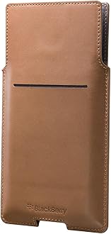Leather Pocket for BlackBerry Priv - Brown