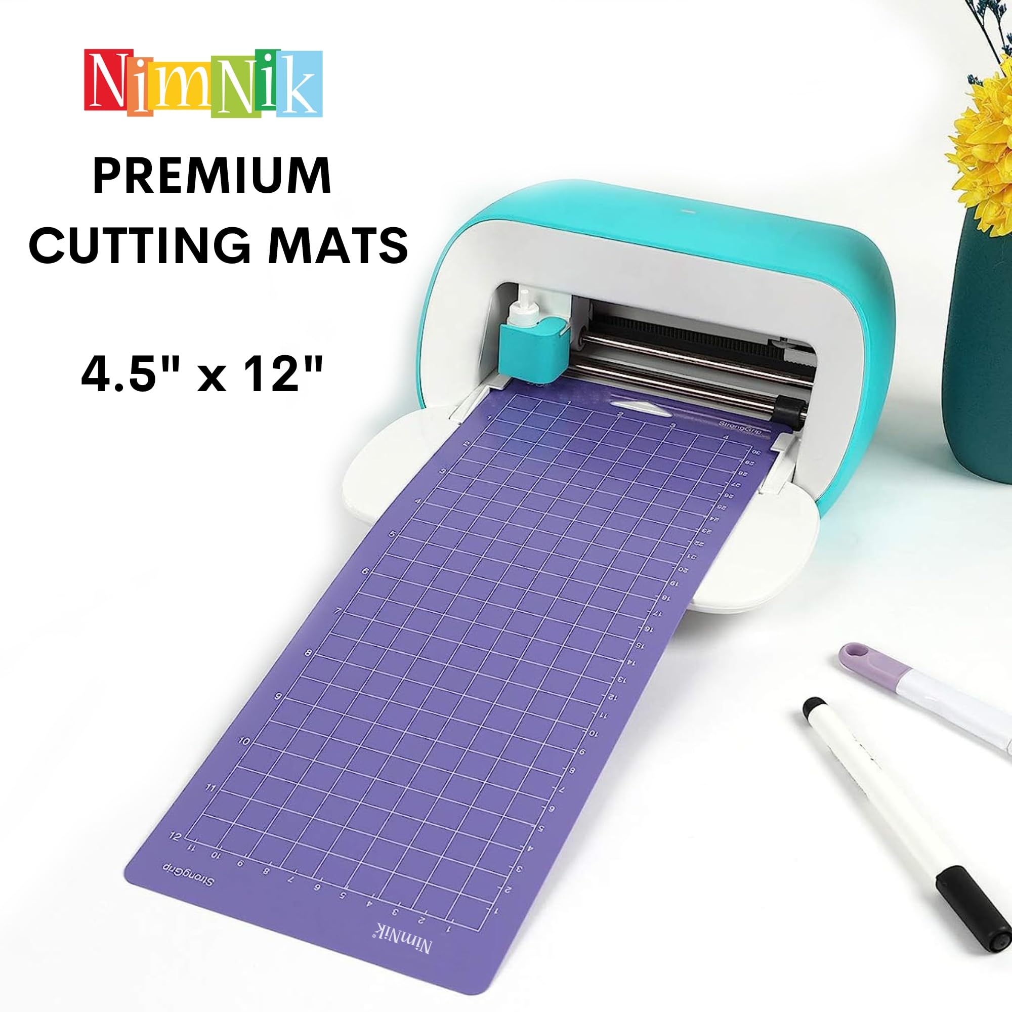 Vinyl Cutting Mats for Cricut, Vinyl Maker and Explore Cutting Machines, Sticky Non-Slip Durable Craft Mat - Image 3