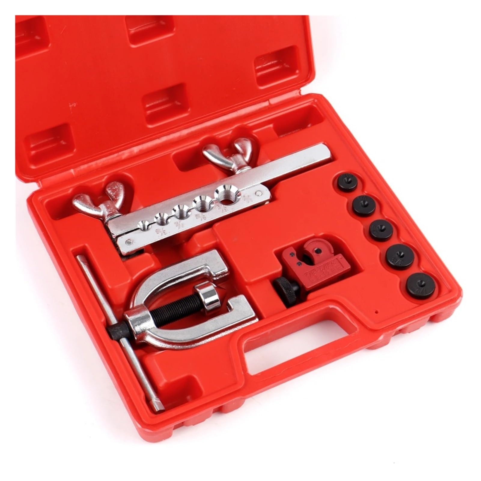 kit di strumenti per la riparazione dell'auto 1 set di utensili for svasatura e taglierina for tubi del freno, in rame, alluminio, ottone