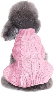Chborchicen Sweaters Knitted Sweatshirt Dress Pink