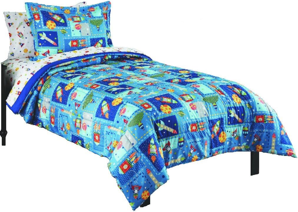 outer space bed in a bag