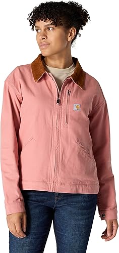 Carhartt Men's Rugged Flex Loose Fit Canvas Detroit Jacket