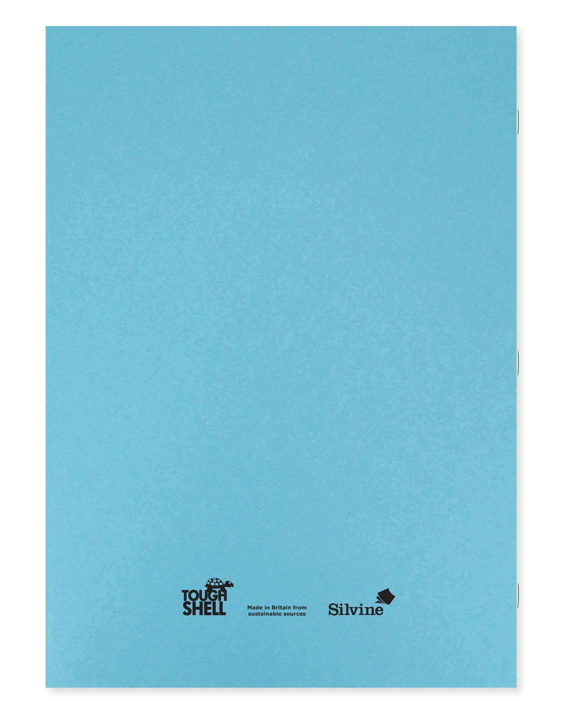 Silvine Tough Shell - Quaderno formato A4+, 80 pagine, a quadretti, 7 mm, copertina laminata, confezione da 50
