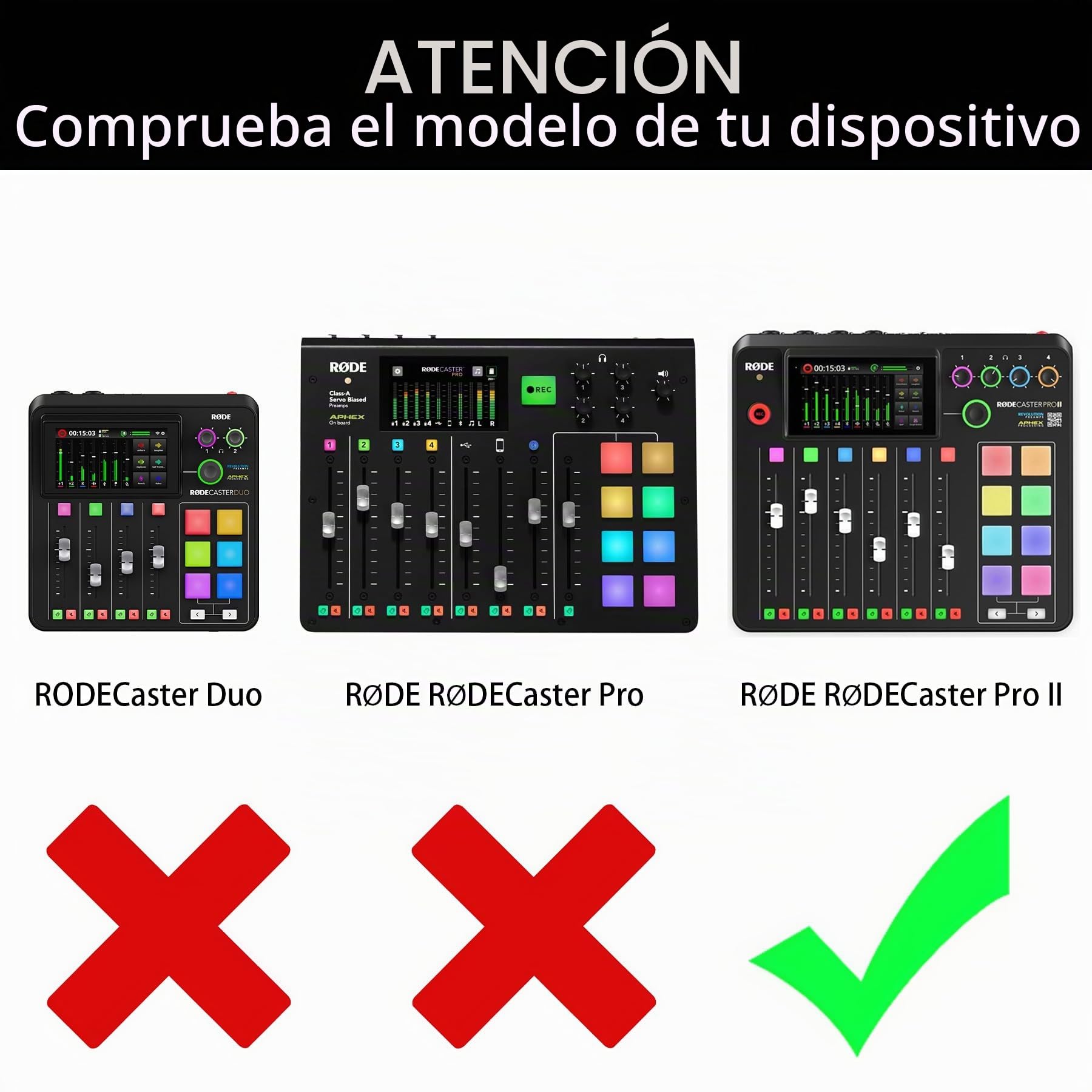 Khanka Estuche rígido de Transporte Compatible con producción Todo en uno RØDECaster Pro II, Funda Protectora de Viaje para Almacenamiento para RØDE Caster Pro II (Solo Estuche)