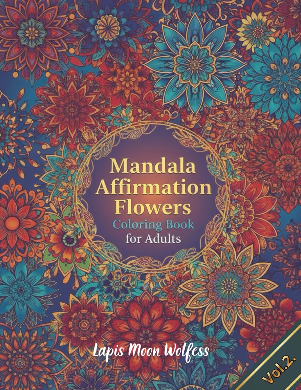 Mandala Affirmation Flowers Coloring Book for Adults: Uplifting Floral Mandalas with Positive Affirmations for Relaxation, Mental Clarity, Mindfulness ... All Year (Mandala Affirmation Collection)