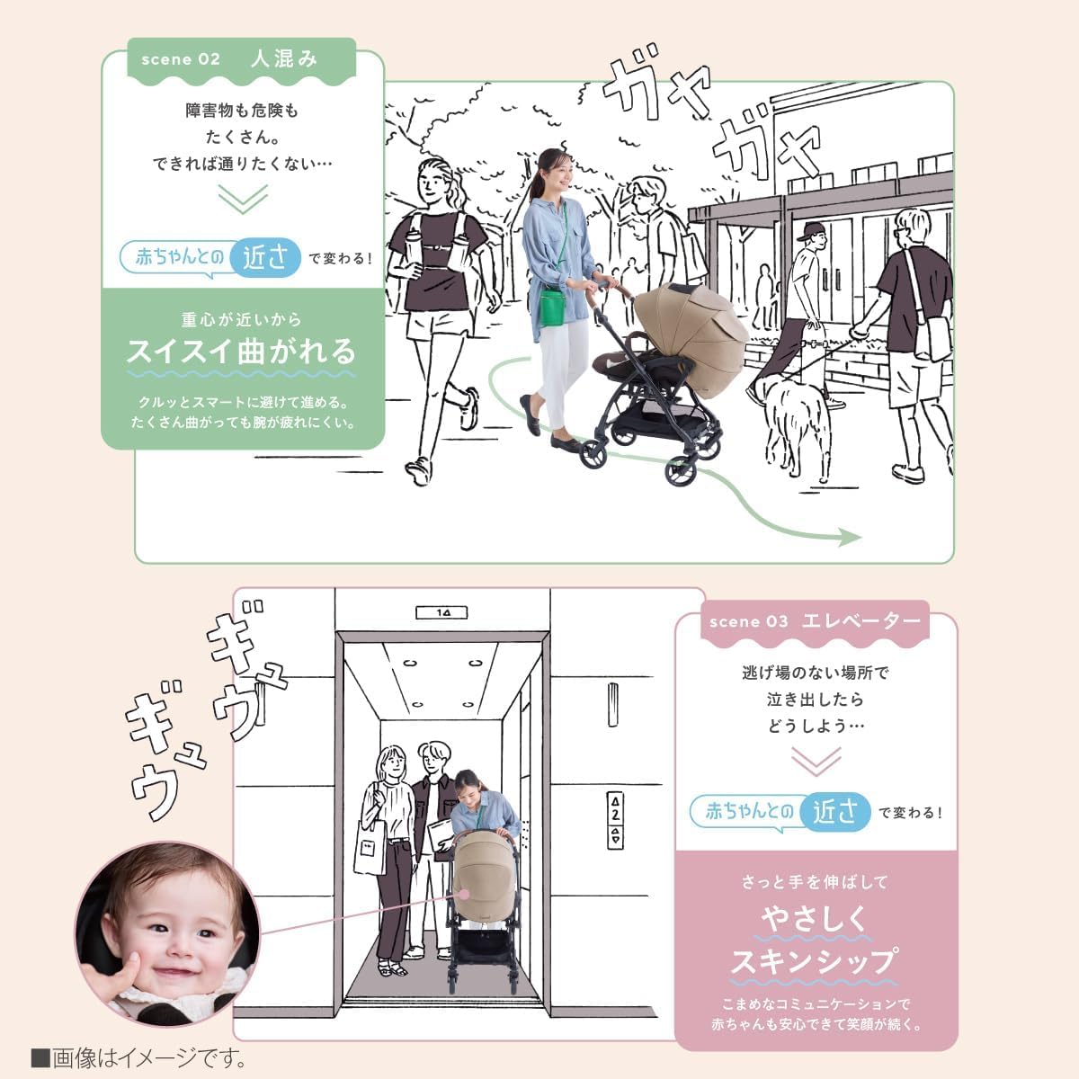 Amazon.co.jp: 【24年10月発売】コンビ A型(両対面)ベビーカー