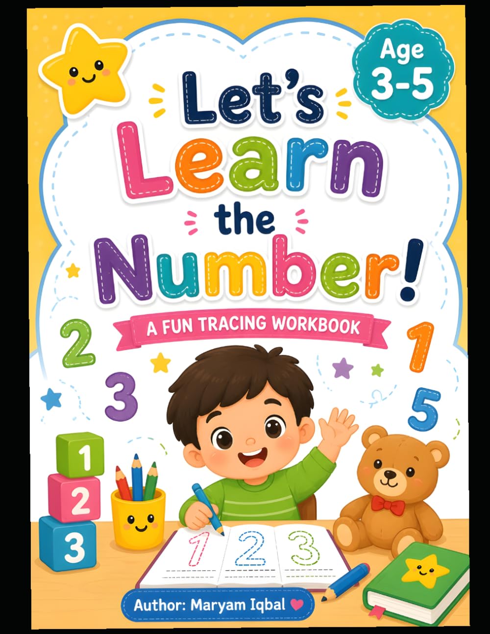 Let’s Learn Numbers with Animals: Fun Number Tracing Workbook for Kids Ages 3-5: Preschool Number Practice Book with Cute Animal Illustrations, ... Learning Fun for Toddlers & Kindergarten Kids