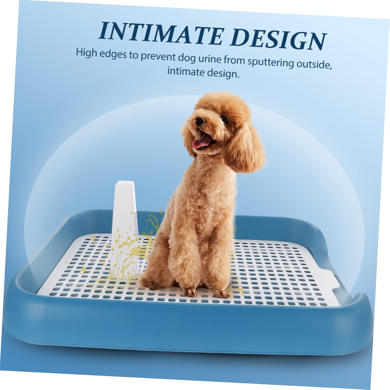 DECHOUS Ergonomic Dog Potty Pet Indoor Toilet Train Potty Plastic Material Sturdy Breathable