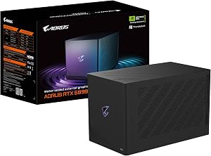 GIGABYTE AORUS RTX 5090 AI Box Graphics Card - 32GB GDDR7, 512Bit, PCI-E 5.0, 2407MHz Core Clock, 3X DP 2.1, 1x HDMI 2.1, GV-N5090IXEB-32GD 1.0