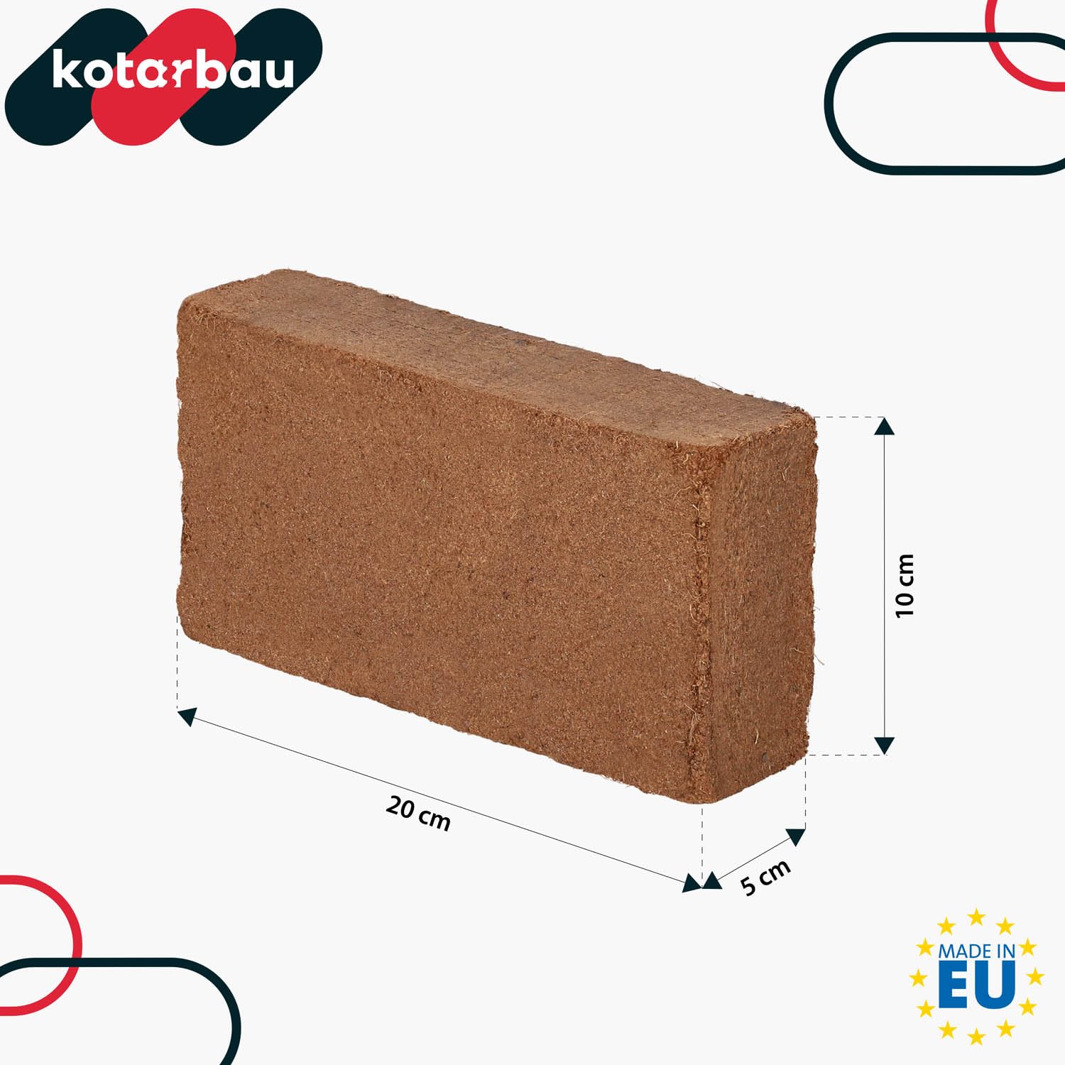 KOTARBAU® Natürlich & Torffrei Kokoserde Kokoseinstreu 24 X 650 g - 168 L Blumenerde aus Kokosfaser