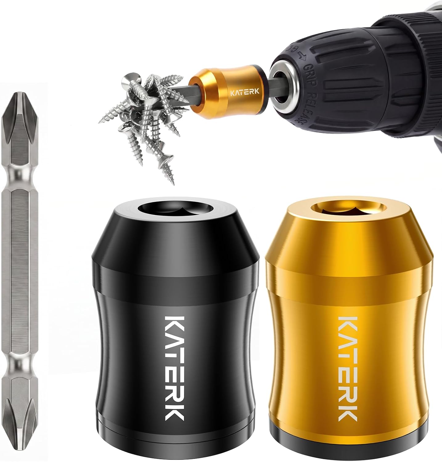  Strong Magnetic Screw Holder Ring 2 Pack with PH2 Screwdriver Bit thumbnail