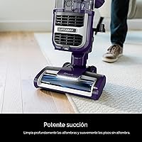 Vista 2 de Aspiradora vertical Lift-Away de Shark con PowerFins, cepillo autolimpiante, tecnología de sello completo antialérgeno, sin enredo de cabello, faros