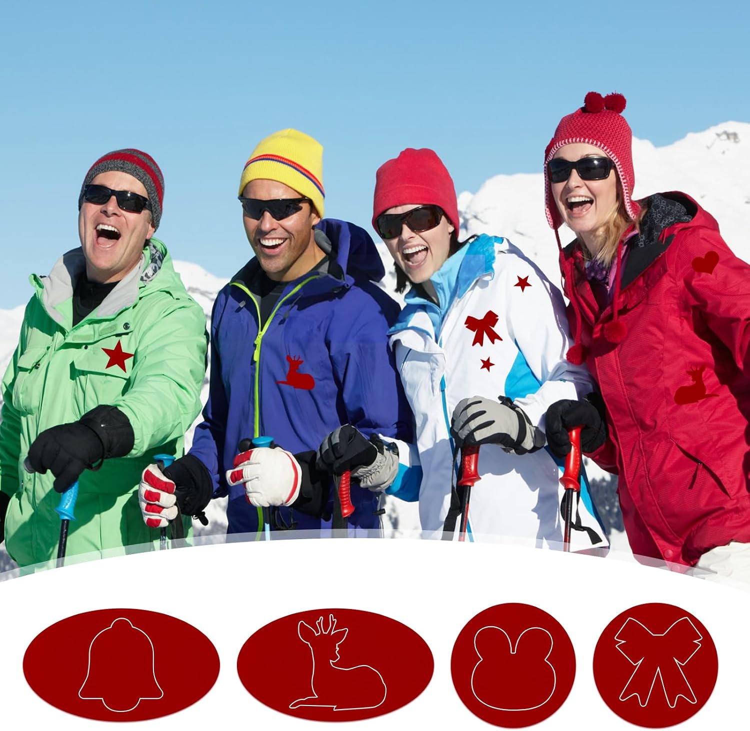 Down Jacket Patches Nylon Repair Tape Self-Adhesive Repair Patch | Pre-Cut, Waterproof Tear-Resistant Nylon Fabric Patches Down Jacket Repair Patches to Fix Holes in Clothing, Sleeping Bags (Red)