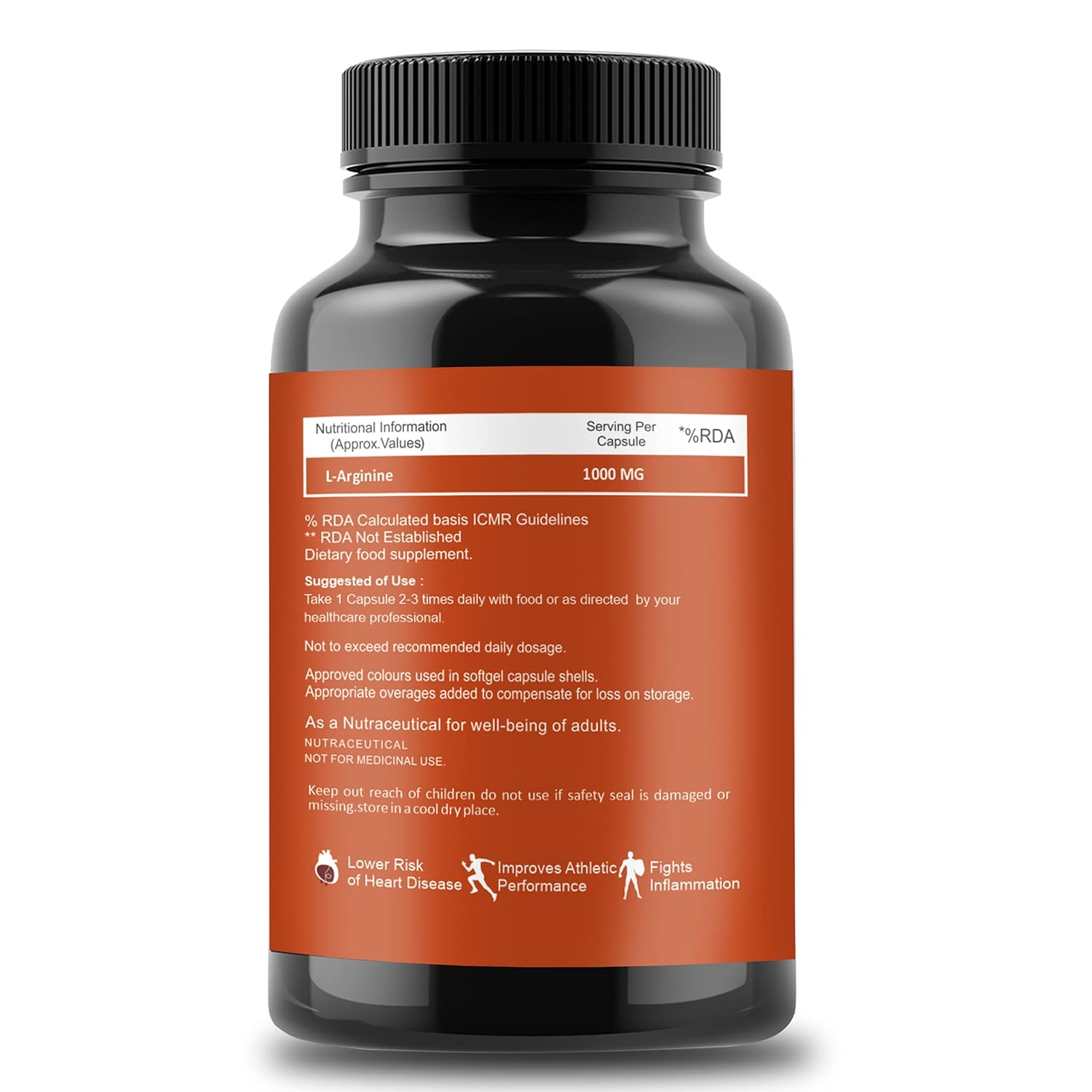 Pure and Pure L -Raginine 1000mg capsules nitric oxide boosters, muscle support, and energy - high power complement for men and women - 60 capsules for optimal performance and welfare Pure and Pure L -Raginine 1000mg capsules nitric oxide boosters, muscle support, and energy - high power complement for men and women - 60 capsules for optimal performance and welfare