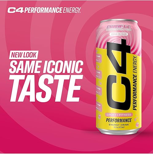 Vista 144 de C4 Energy - Bebida energética carbonatada sin azúcar, bebida preentrenamiento + beta alanina, sabor naranja (Orange Slice), 16 onzas líquidas