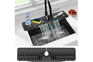 24 inch Sink Splash Guard Mat, Draining Mat for Kitchen Sink