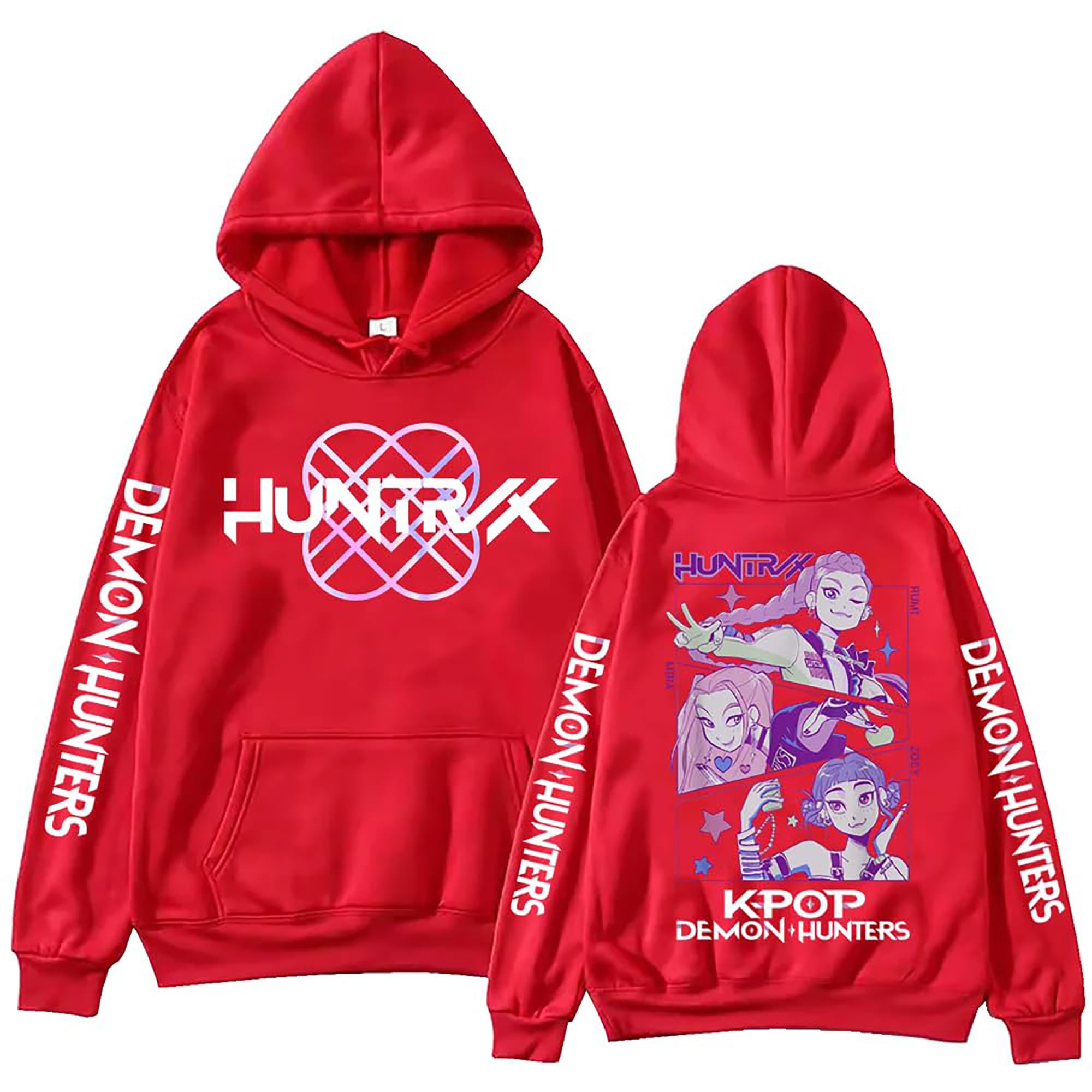 Sweat à Capuche KPOP Demon Hunters - Motif Zoey Rumi - Unisexe Cosplay Halloween - Pour Festivals Et Soirées