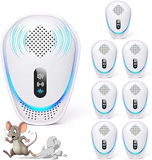 2026 Fooxem Upgraded Ultrasonic Pest Repellent 7 Packs, Mouse Traps Repellent Plug in, 3