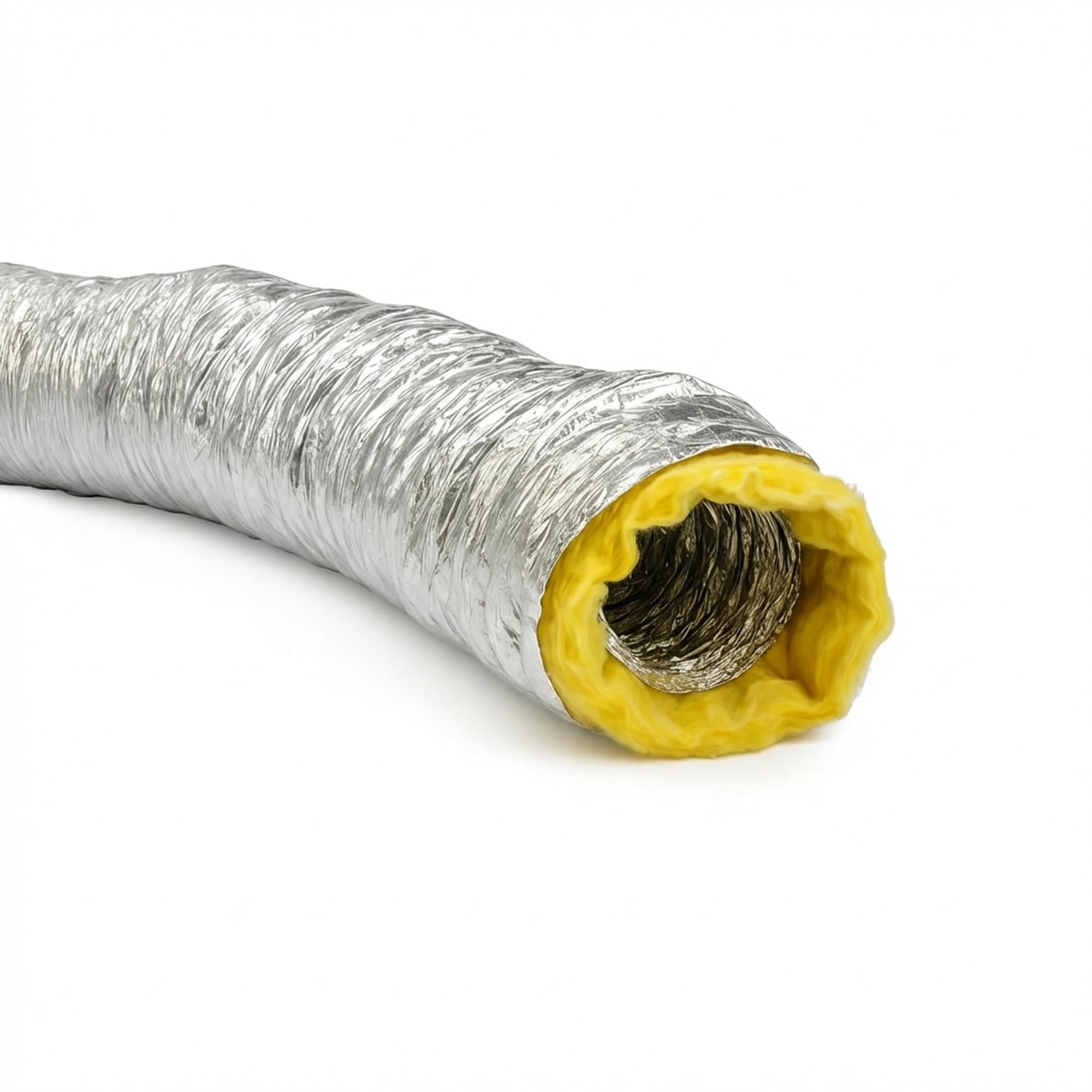 Easy Act Sonoconnect schallisolierter Schlauch Ø 160 mm, Länge 10 m, flexibler, gedämmter Lüftungsschlauch für geräuscharme Klima- und Lüftungssysteme
