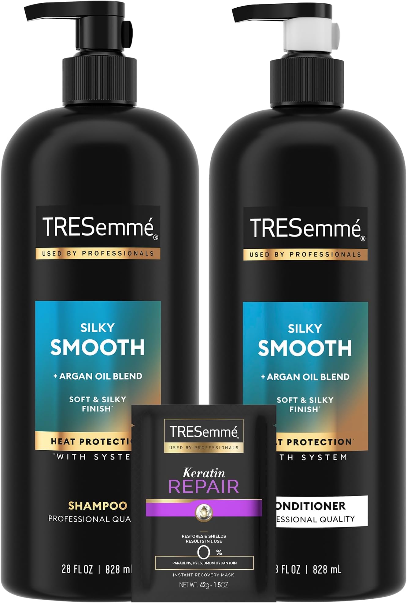 TRESemme Smooth & Silky Shampoo and Conditioner Set (28 oz each)