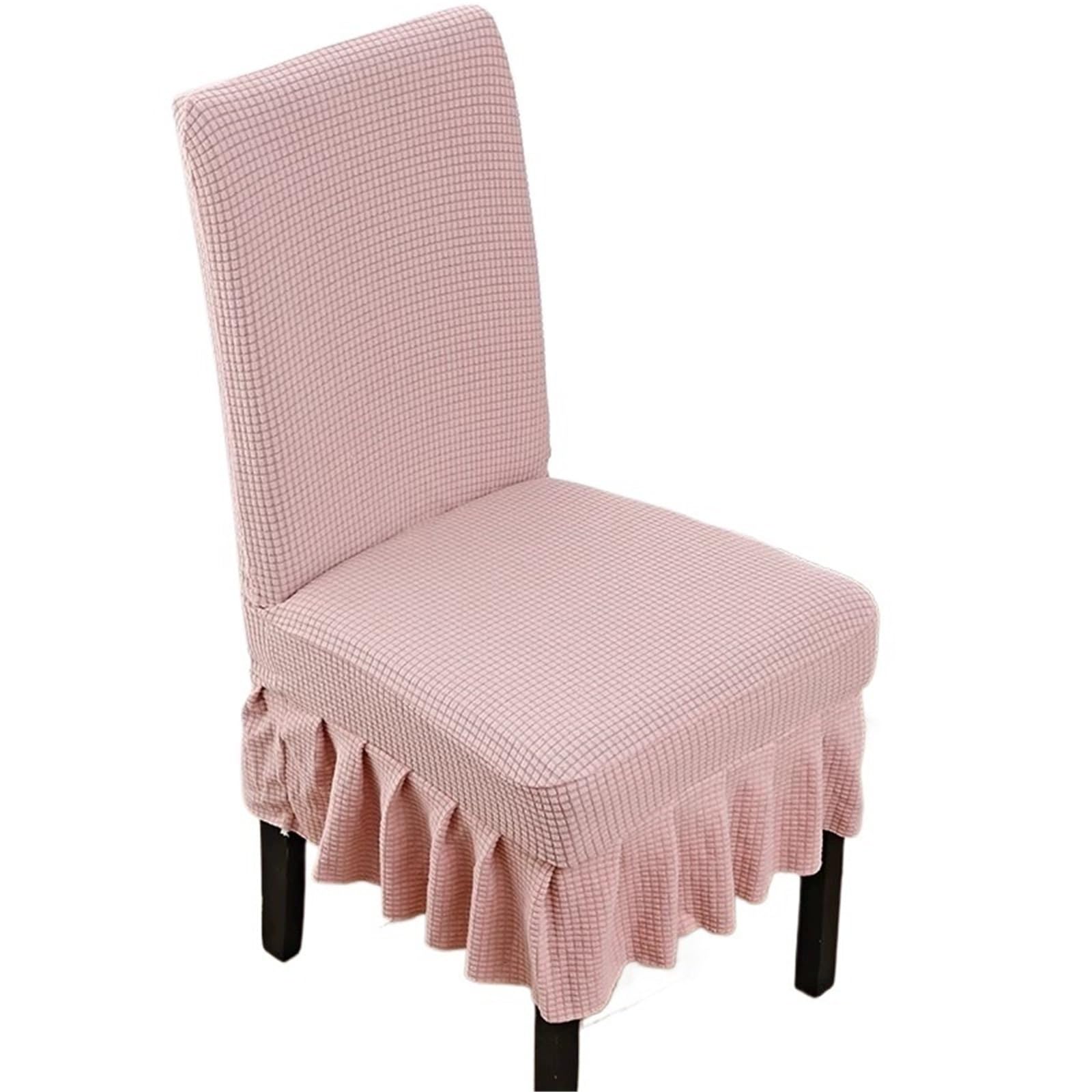 ECPGPMDLDT Chair Covers Stretch Kitchen Dining Room Chair Covers Removable Washable for Hotels Wedding Banquets Conferences(F,4pcs)