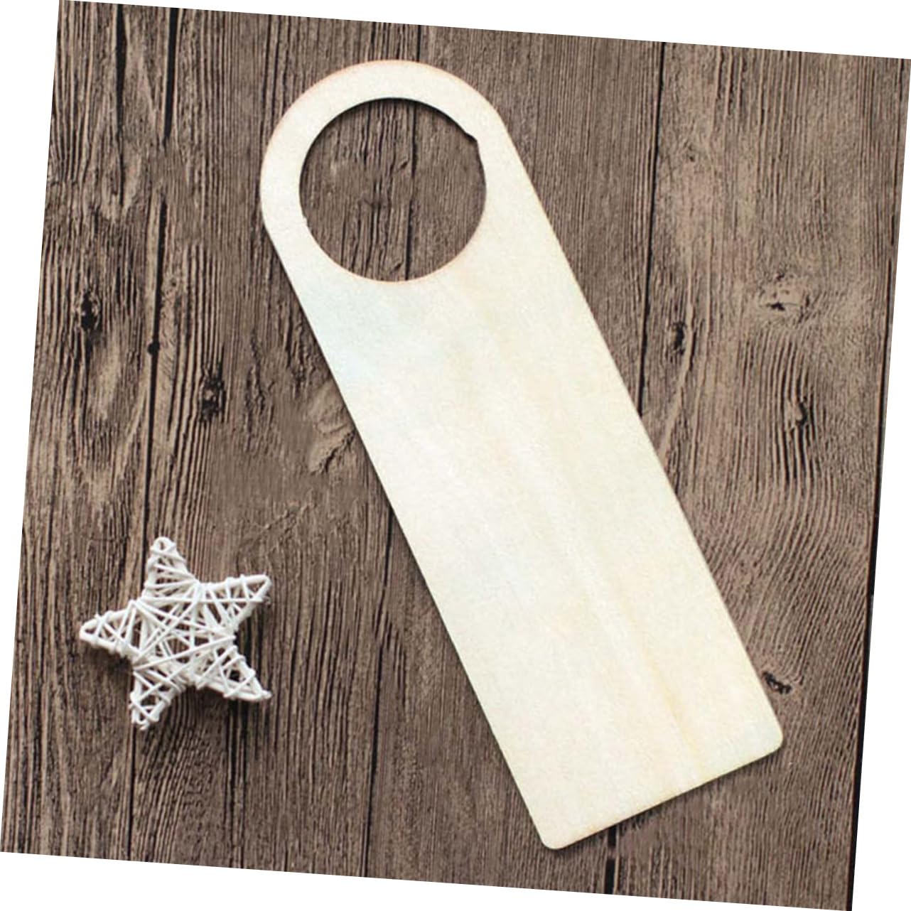 KONTONTY 10pcs Quality Material Door Hanger Creative Door Decoration Blank Plates