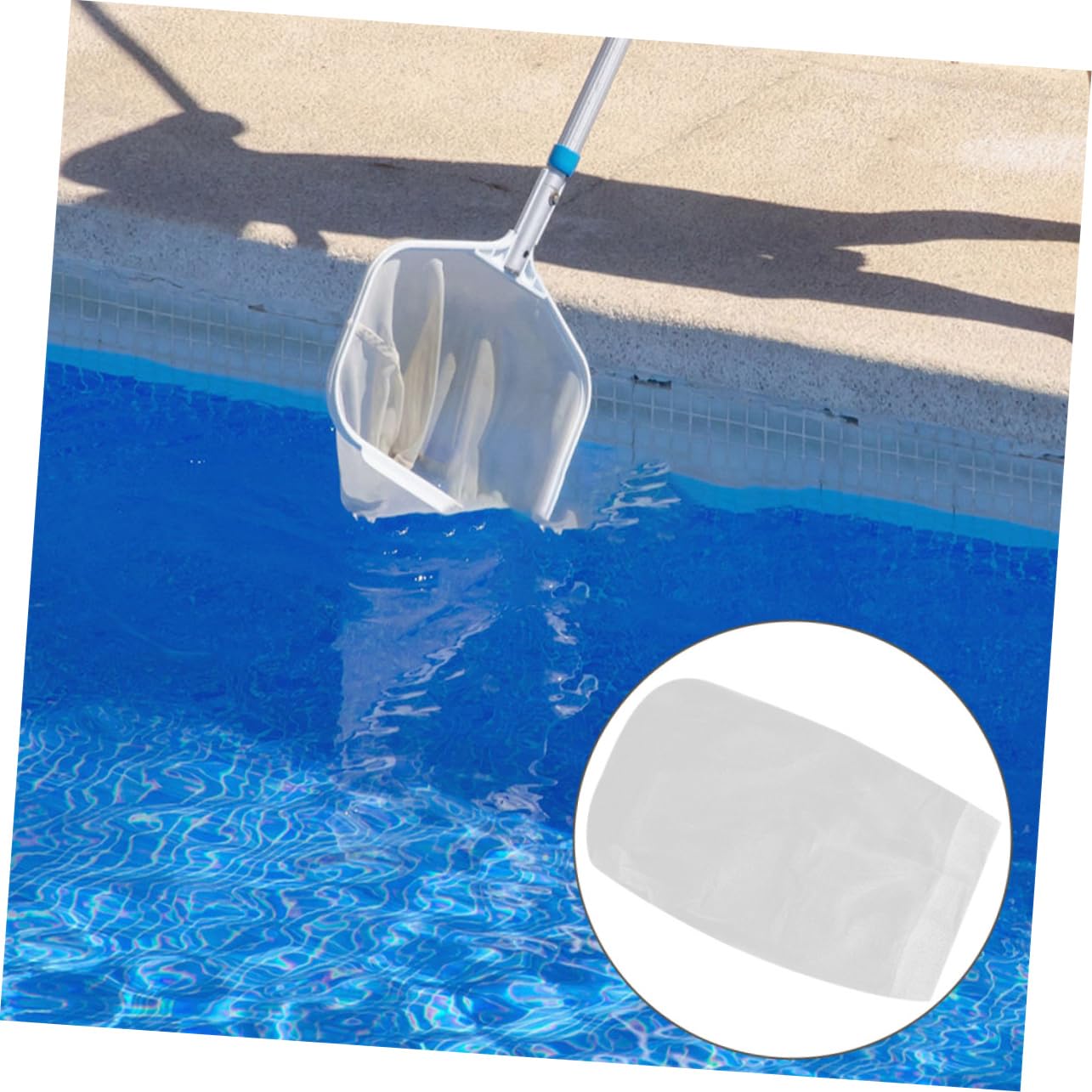 Kisangel 2 Juegos Bolsa De Filtro De Piscina Colador Acuario Bolsas De Filtro De Malla Protectores De Filtro Skimmer Calcetines Filtros De Piscina De Nailon Cesta De Filtro De 30 Uds * 2